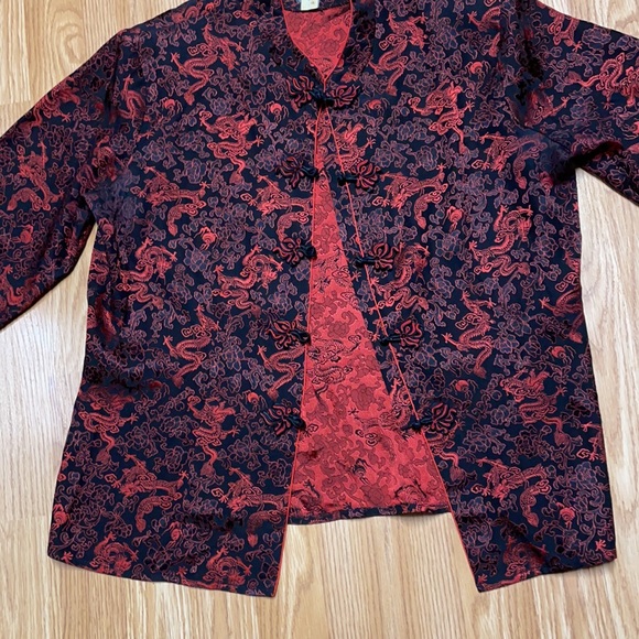 Ling Yun Red and black jacket Size L - Picture 2 of 11